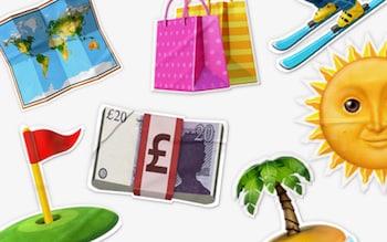 Emojis showing retirement lifestyles