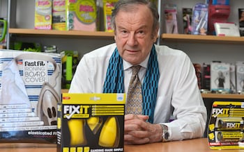 Mills at his JML Headquarters, 2013: he believed in radical devaluation of the pound towards parity with the dollar