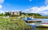 Laugharne Castle in Carmarthenshire