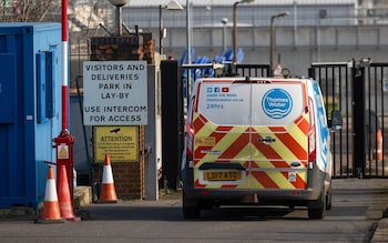 A Thames Water van
