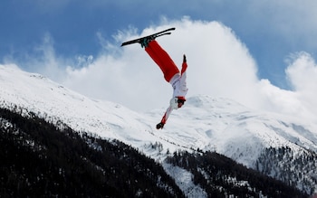 Ukraine's Volodymyr Kushnir in action
