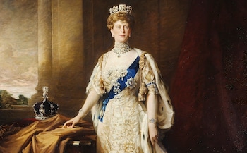 William Samuel Henry Llewellyn's portrait of Queen Mary (1911–12)