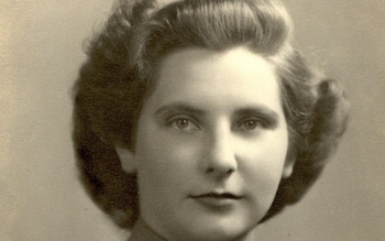 Betty Vine-Stephens (later Webb), pictured in May 1945