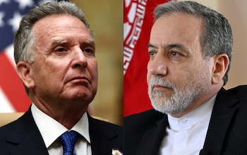 Steve Witkoff, the US special envoy, and Abbas Araghchi, Tehran's foreign minister, had a brief talk inside a hotel in Oman