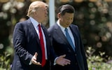 Donald Trump and Xi Jinping 