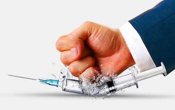 Illustration: Trump vs pharma