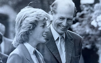 David Berriman with the Princess of Wales in 1983 at the opening of the extension to the McIntyre school at Westoning for children with learning difficulties