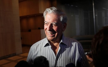 Vargas Llosa: seen as part-rock star, part-sage in his native Peru 