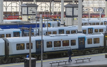 South Western Railway trains at Waterloo