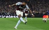 Aston Villa v Paris St Germain - Villa Park, Birmingham, Britain - April 15, 2025 Aston Villa's Marcus Rashford in action